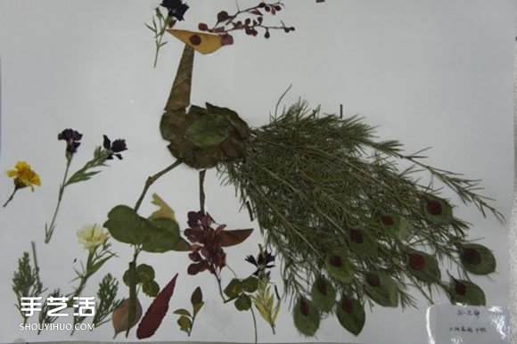 兒童樹葉貼畫動物圖片 動物的樹葉拼貼畫作品 -  rpnrmr.com
