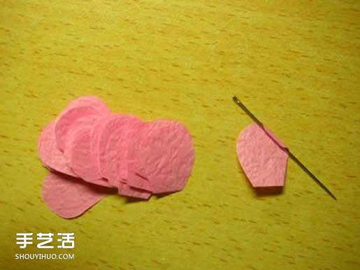 手揉紙玫瑰花的折法 簡易玫瑰花折紙圖解 -  rpnrmr.com