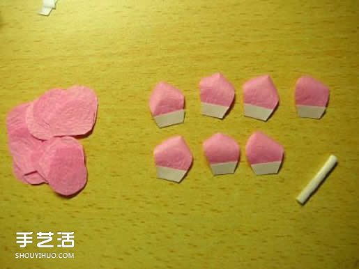 手揉紙玫瑰花的折法 簡易玫瑰花折紙圖解 -  rpnrmr.com
