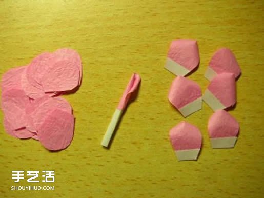 手揉紙玫瑰花的折法 簡易玫瑰花折紙圖解 -  rpnrmr.com