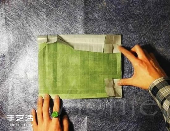 三生玫瑰花的折紙圖解 一張紙折出三朵玫瑰花 -  rpnrmr.com