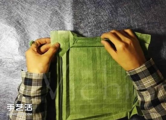 三生玫瑰花的折紙圖解 一張紙折出三朵玫瑰花 -  rpnrmr.com