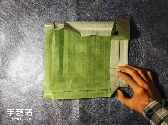 三生玫瑰花的折紙圖解 一張紙折出三朵玫瑰花 -  rpnrmr.com