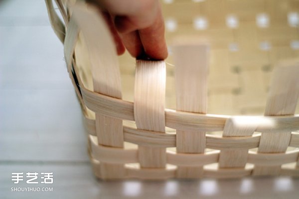 藤編收納筐教程詳解 手工藤編收納筐DIY圖解 -  rpnrmr.com