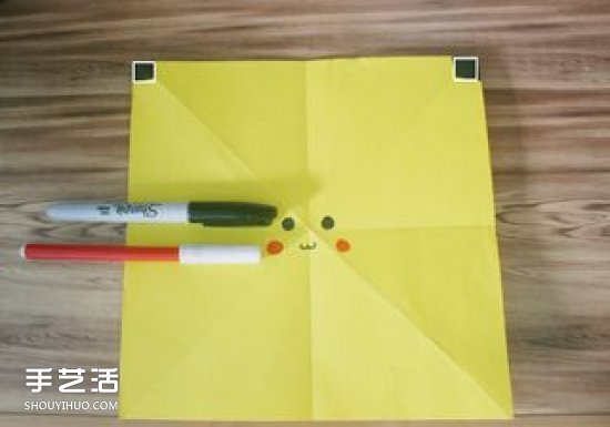 怎么折皮卡丘的方法 手工皮卡丘折紙步驟圖 -  rpnrmr.com