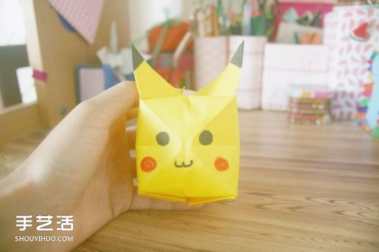怎么折皮卡丘的方法 手工皮卡丘折紙步驟圖 -  rpnrmr.com