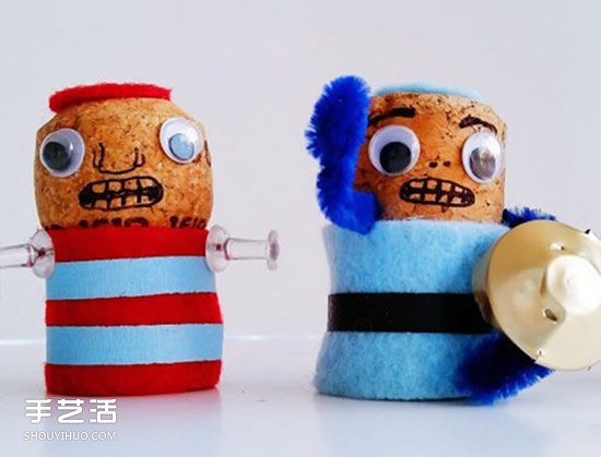 香檳塞手工制作人偶 簡(jiǎn)單軟木塞人偶DIY教程 -  rpnrmr.com