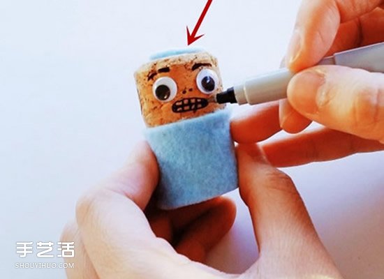 香檳塞手工制作人偶 簡(jiǎn)單軟木塞人偶DIY教程 -  rpnrmr.com