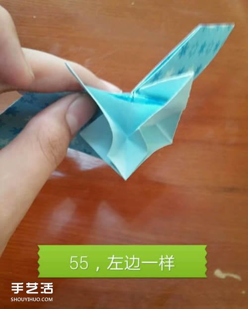 蝴蝶飛愛心的折法圖解 帶蝴蝶心形的折紙步驟 -  rpnrmr.com