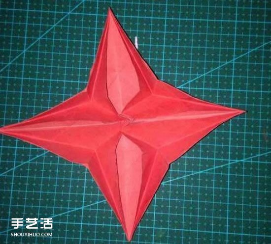 四個(gè)角的北極星折紙 北極星的折法圖解教程 -  rpnrmr.com