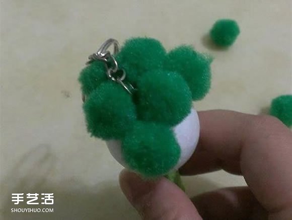 自制婚禮伴手禮的方法 可愛花菜鑰匙圈掛件DIY -  rpnrmr.com