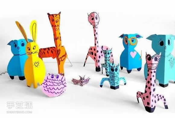 小動物剪紙的簡單剪法 幼兒剪紙手工動物教程 -  rpnrmr.com