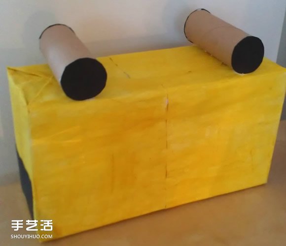 鞋盒做校車的方法教程 幼兒校車手工制作圖解 -  rpnrmr.com