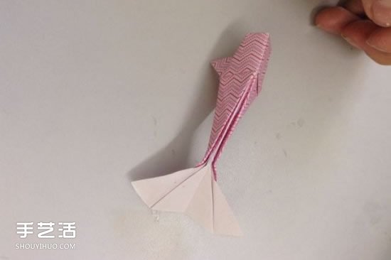 手工立體金魚折紙圖解 簡單金魚的折法步驟圖 -  rpnrmr.com