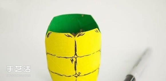 忍者神龜手偶玩具制作 卷紙筒手工制作忍者神龜 -  rpnrmr.com