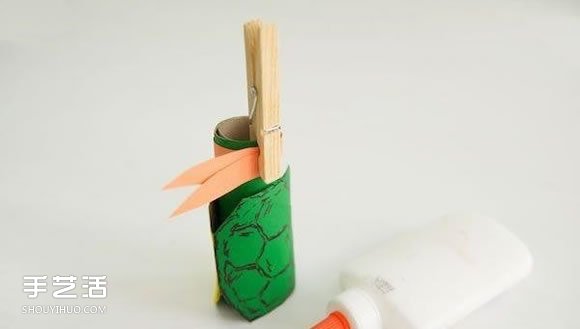 忍者神龜手偶玩具制作 卷紙筒手工制作忍者神龜 -  rpnrmr.com