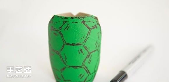 忍者神龜手偶玩具制作 卷紙筒手工制作忍者神龜 -  rpnrmr.com