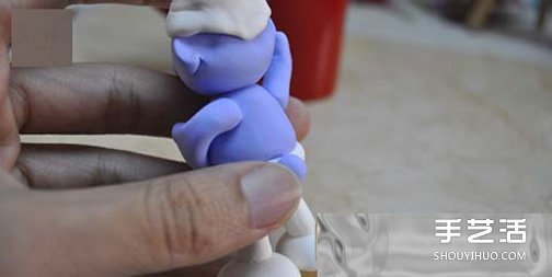 超輕粘土藍精靈制作圖解 手工藍精靈粘土教程 -  rpnrmr.com