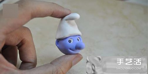 超輕粘土藍精靈制作圖解 手工藍精靈粘土教程 -  rpnrmr.com