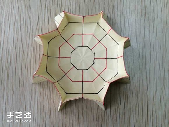 八瓣花的折法圖解教程 折紙八瓣花的過程步驟 -  rpnrmr.com