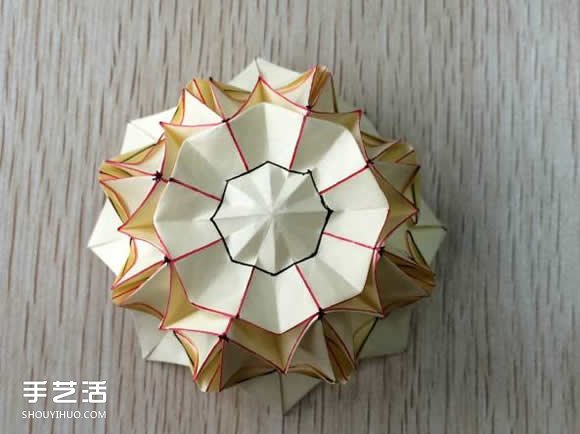 八瓣花的折法圖解教程 折紙八瓣花的過程步驟 -  rpnrmr.com