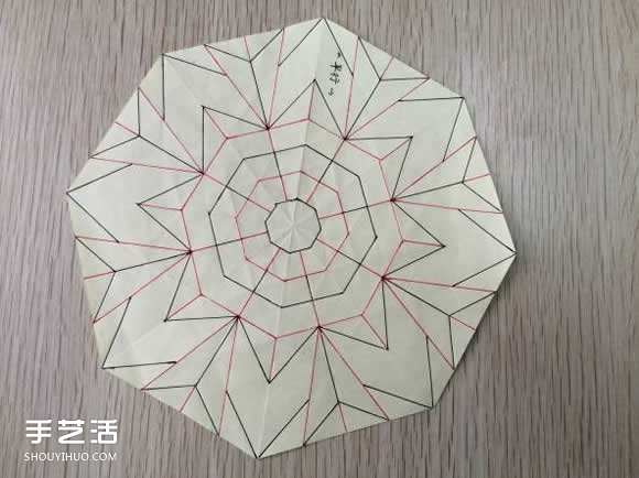 八瓣花的折法圖解教程 折紙八瓣花的過程步驟 -  rpnrmr.com