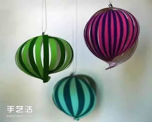 卡紙燈籠制作方法圖解 怎么用卡紙做燈籠教程 -  rpnrmr.com
