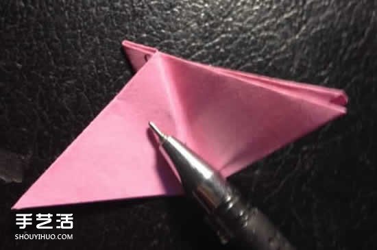 四瓣花的折法圖解步驟 手工折紙四瓣花的方法 -  rpnrmr.com