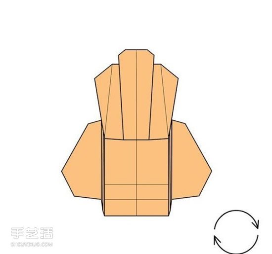 折紙沙發(fā)椅的折法圖解 手工沙發(fā)椅折疊步驟圖 -  rpnrmr.com