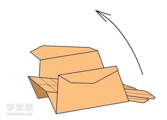 折紙沙發(fā)椅的折法圖解 手工沙發(fā)椅折疊步驟圖 -  rpnrmr.com