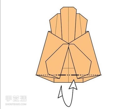 折紙沙發(fā)椅的折法圖解 手工沙發(fā)椅折疊步驟圖 -  rpnrmr.com