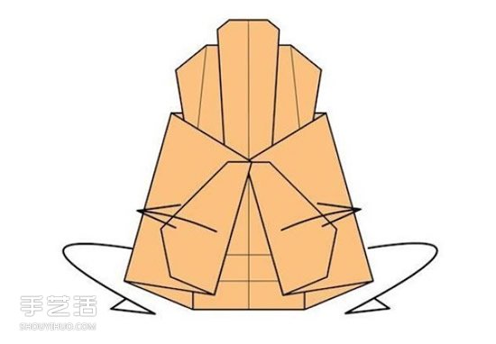 折紙沙發(fā)椅的折法圖解 手工沙發(fā)椅折疊步驟圖 -  rpnrmr.com