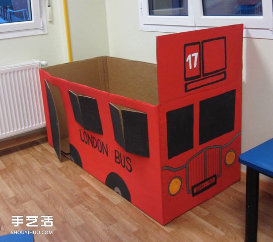 紙箱汽車手工制作教程 紙箱汽車制作圖片步驟 -  rpnrmr.com