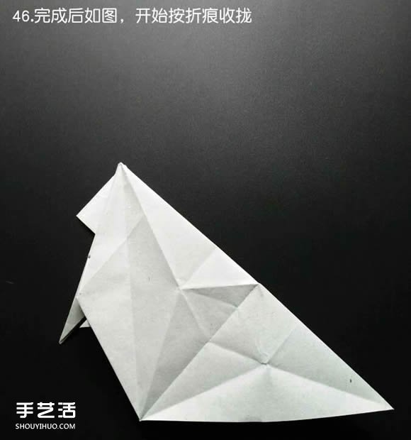 超復(fù)雜折紙鯊魚圖解 立體鯊魚的折法詳細(xì)步驟 -  rpnrmr.com