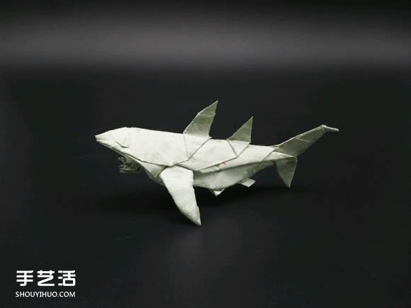 超復(fù)雜折紙鯊魚圖解 立體鯊魚的折法詳細(xì)步驟 -  rpnrmr.com