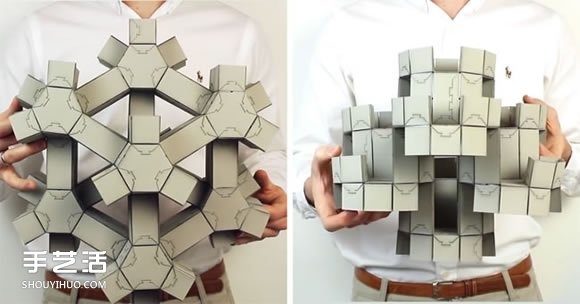 無窮無盡的變形！3D紙拼圖的“超材料” -  rpnrmr.com