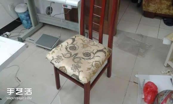 家用椅子套的做法圖解 手工餐椅套怎么做教程 -  rpnrmr.com