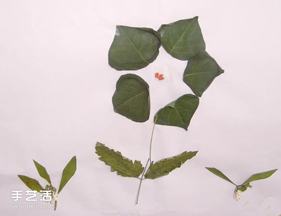 簡(jiǎn)單的樹(shù)葉貼畫(huà)怎么做 幼兒簡(jiǎn)單樹(shù)葉貼畫(huà)圖片 -  rpnrmr.com