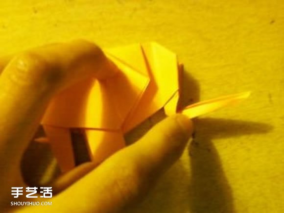 怎么用紙折大象的方法 平面大象的折紙圖解 -  rpnrmr.com