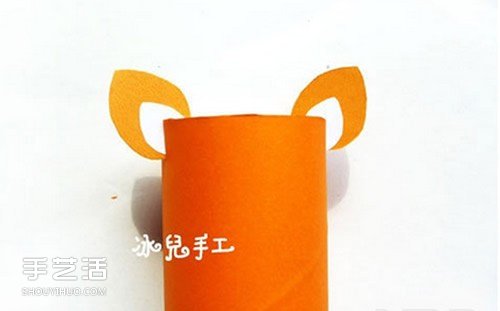 幼兒園老虎手工制作教程 卷紙筒老虎怎么做圖解 -  rpnrmr.com