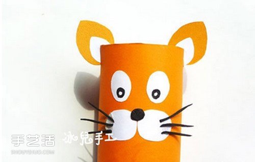 幼兒園老虎手工制作教程 卷紙筒老虎怎么做圖解 -  rpnrmr.com