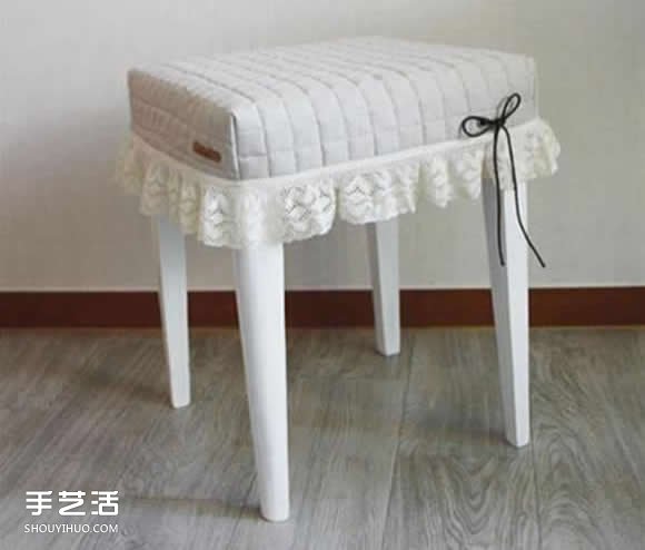 梳妝臺(tái)椅凳改造DIY 上漆再做個(gè)椅子套超完美 -  rpnrmr.com