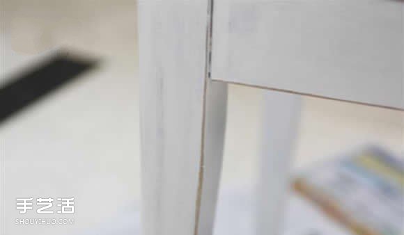梳妝臺(tái)椅凳改造DIY 上漆再做個(gè)椅子套超完美 -  rpnrmr.com