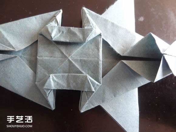 西方龍折紙教程圖解 折紙帶翅膀龍的方法步驟 -  rpnrmr.com