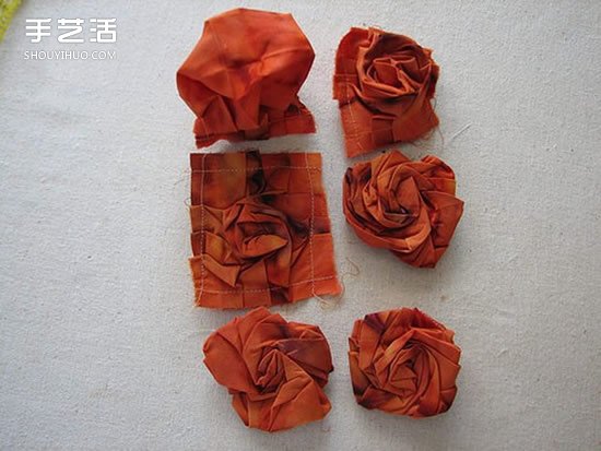 不織布玫瑰花制作圖解 手工布藝玫瑰花的做法 -  rpnrmr.com