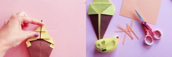 兒童冰激凌折紙方法 簡(jiǎn)單可愛(ài)冰激凌折法圖解 -  rpnrmr.com