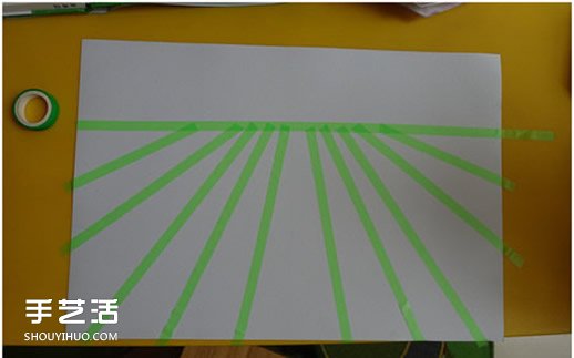 兒童手指畫+剪紙貼畫教程 制作出漂亮的花田 -  rpnrmr.com