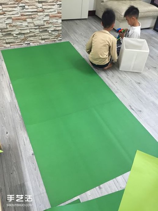 自制大圣誕樹的方法 手工折紙大型圣誕樹圖解 -  rpnrmr.com