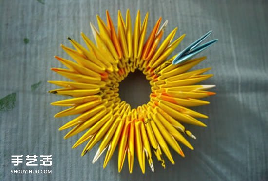 三角插筆筒步驟圖解 三角插菠蘿筆筒的具體插法 -  rpnrmr.com