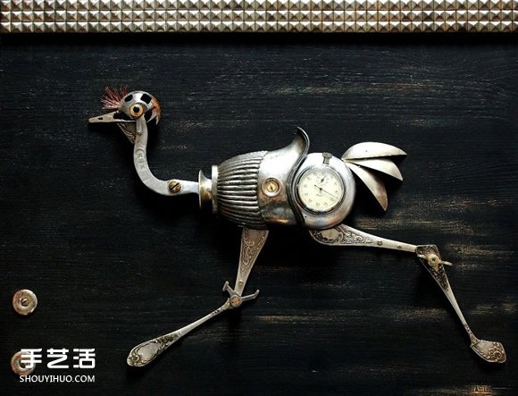 鐵皮垃圾變蒸汽朋克動物 酷炫的變廢為寶小玩意 -  rpnrmr.com
